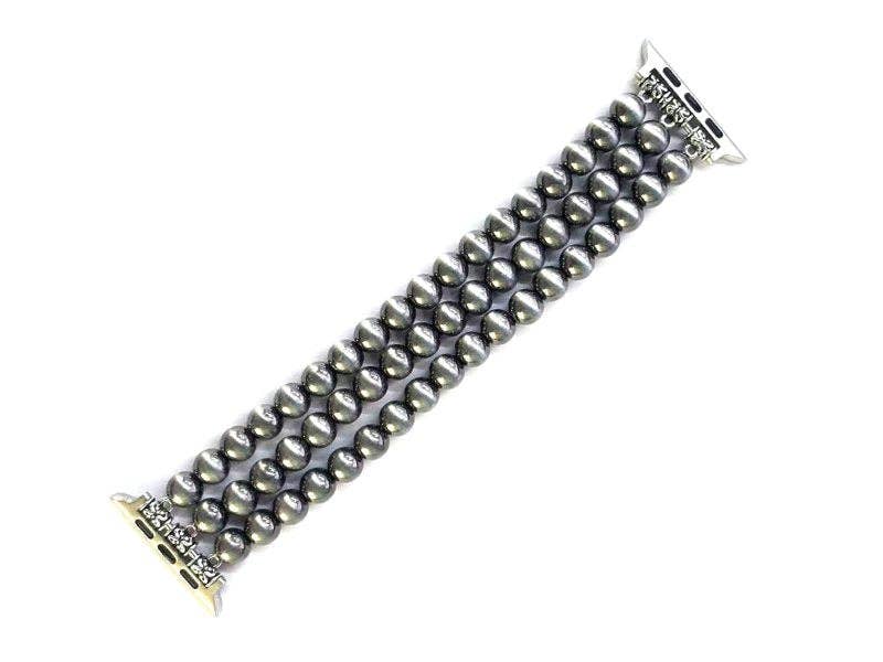 Western Multi Strand Pearl Apple Watch Band