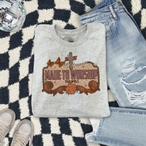 Made to worship sublimation T-shirt