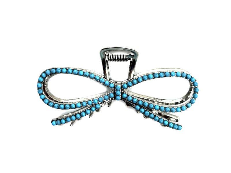 Western Ribbon Navajo Pearl Hair Claw