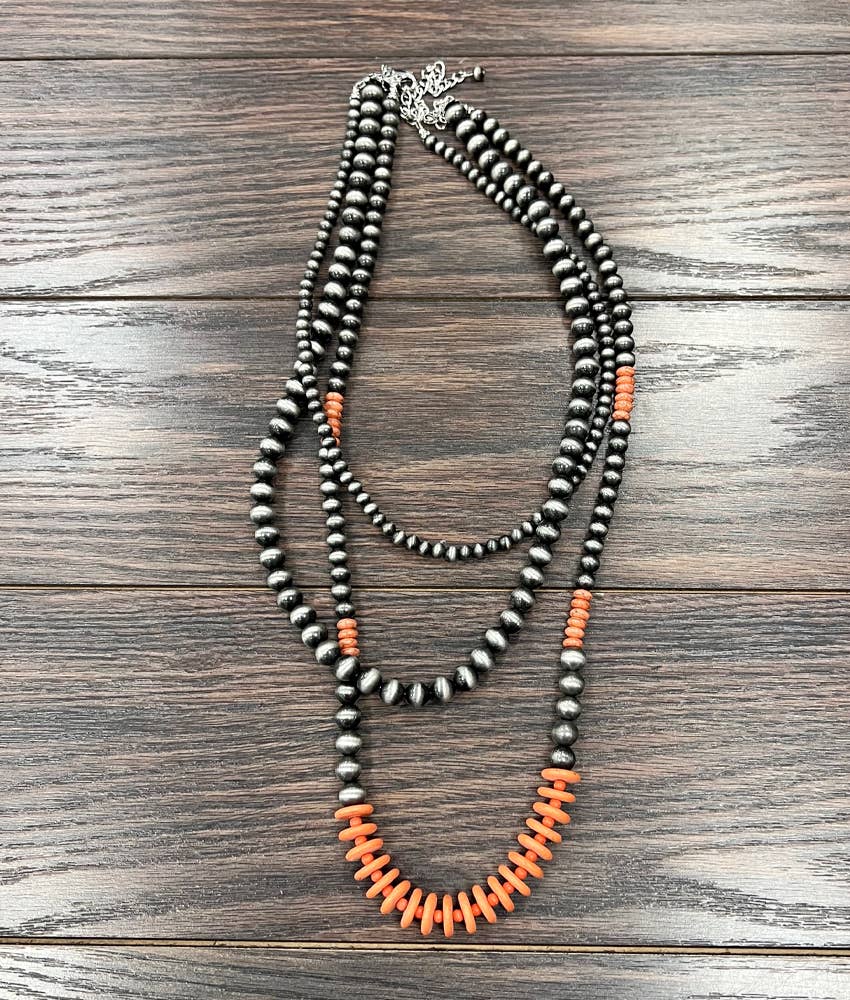 , Handmade 30" Bead Necklace