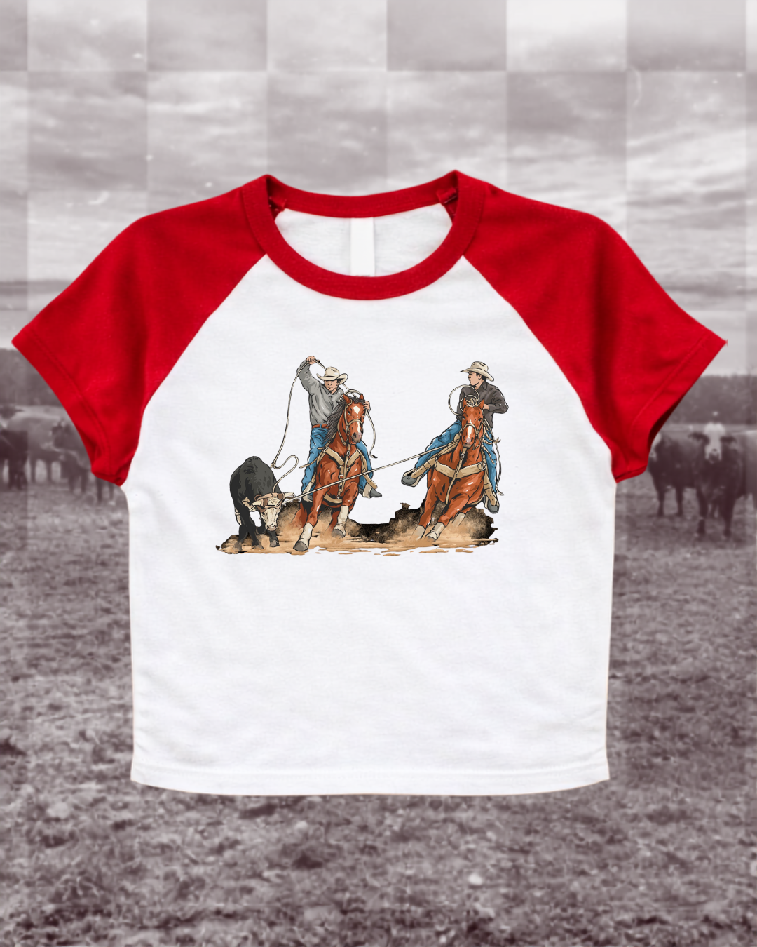 The high team back Baby Tee