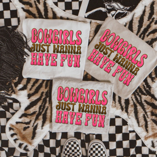 Cowgirls just wanna have fun sublimation T-shirt