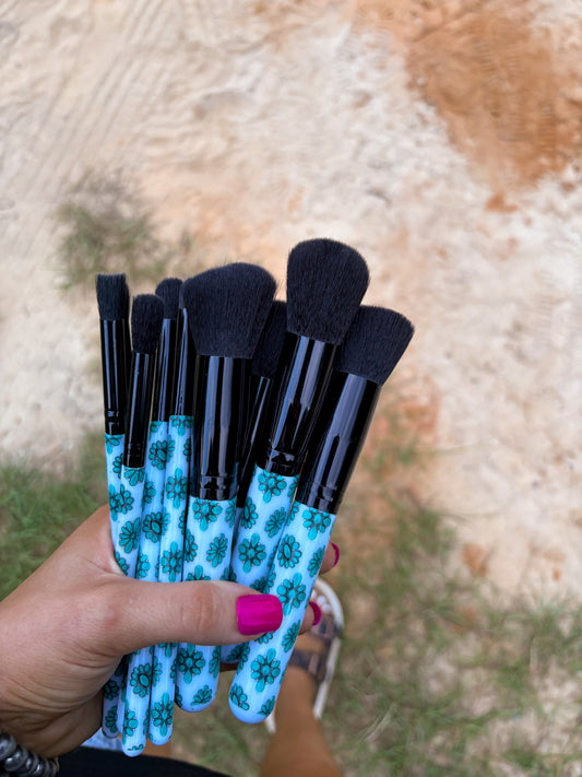 Western makeup brushes - 10 pc set