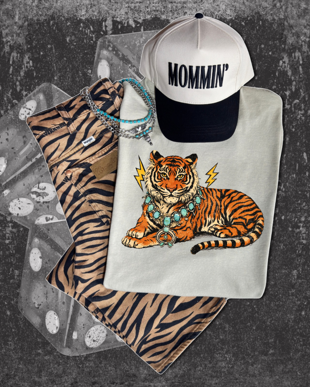 Western tiger sublimation T-shirt