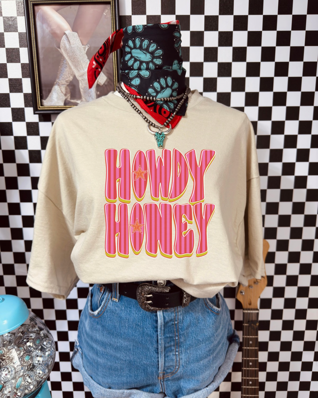 Howdy honey sublimation T-shirt
