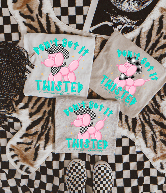 dont get it twisted cowboy  sublimation T-shirt