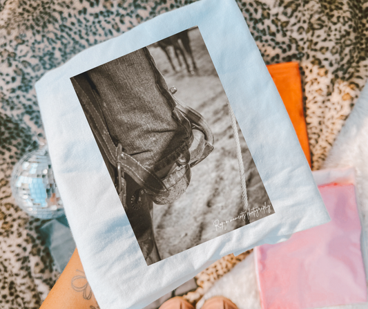 The stirrup portrait sublimation T-shirt