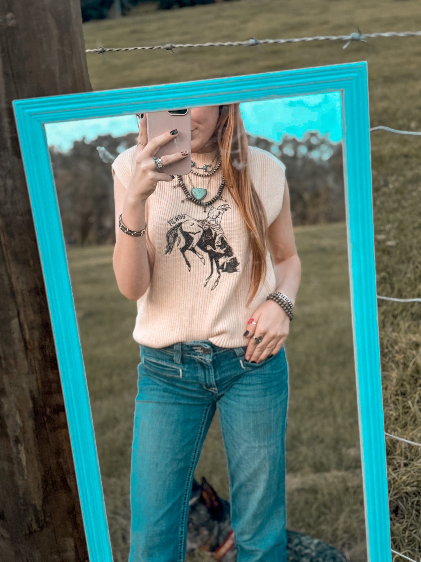 The rough rider sweater vest