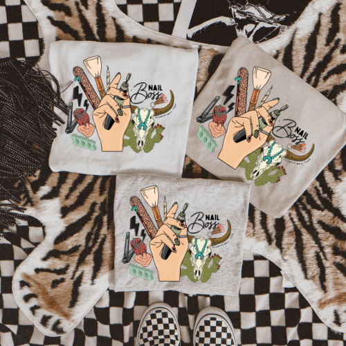 Nail boss sublimation T-shirt