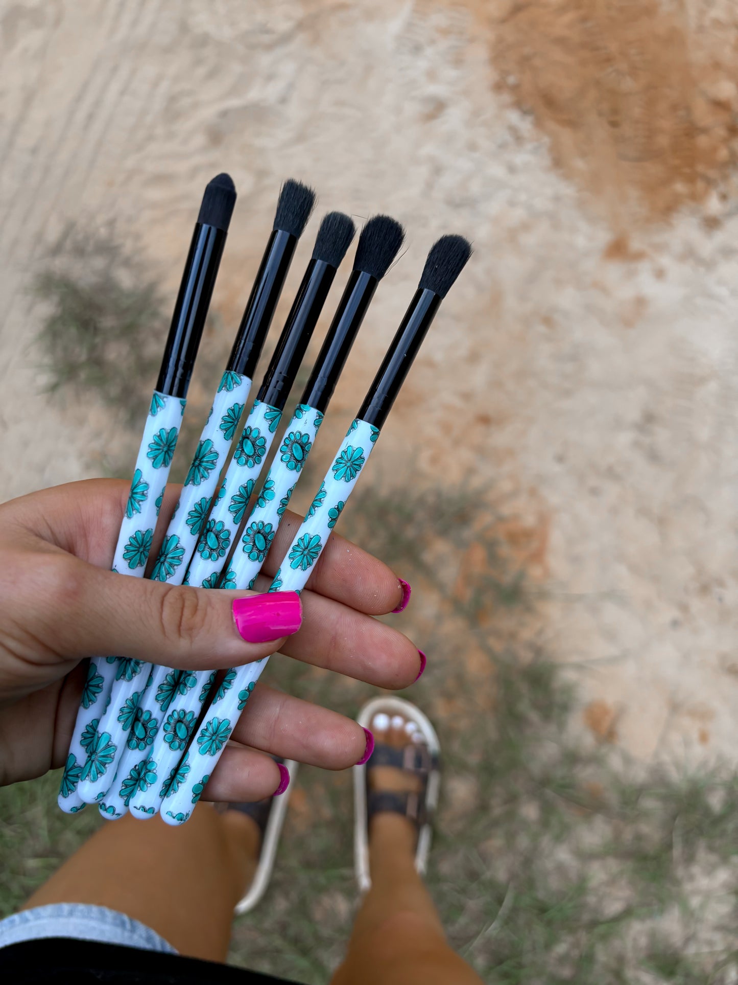 Western makeup brushes - 10 pc set