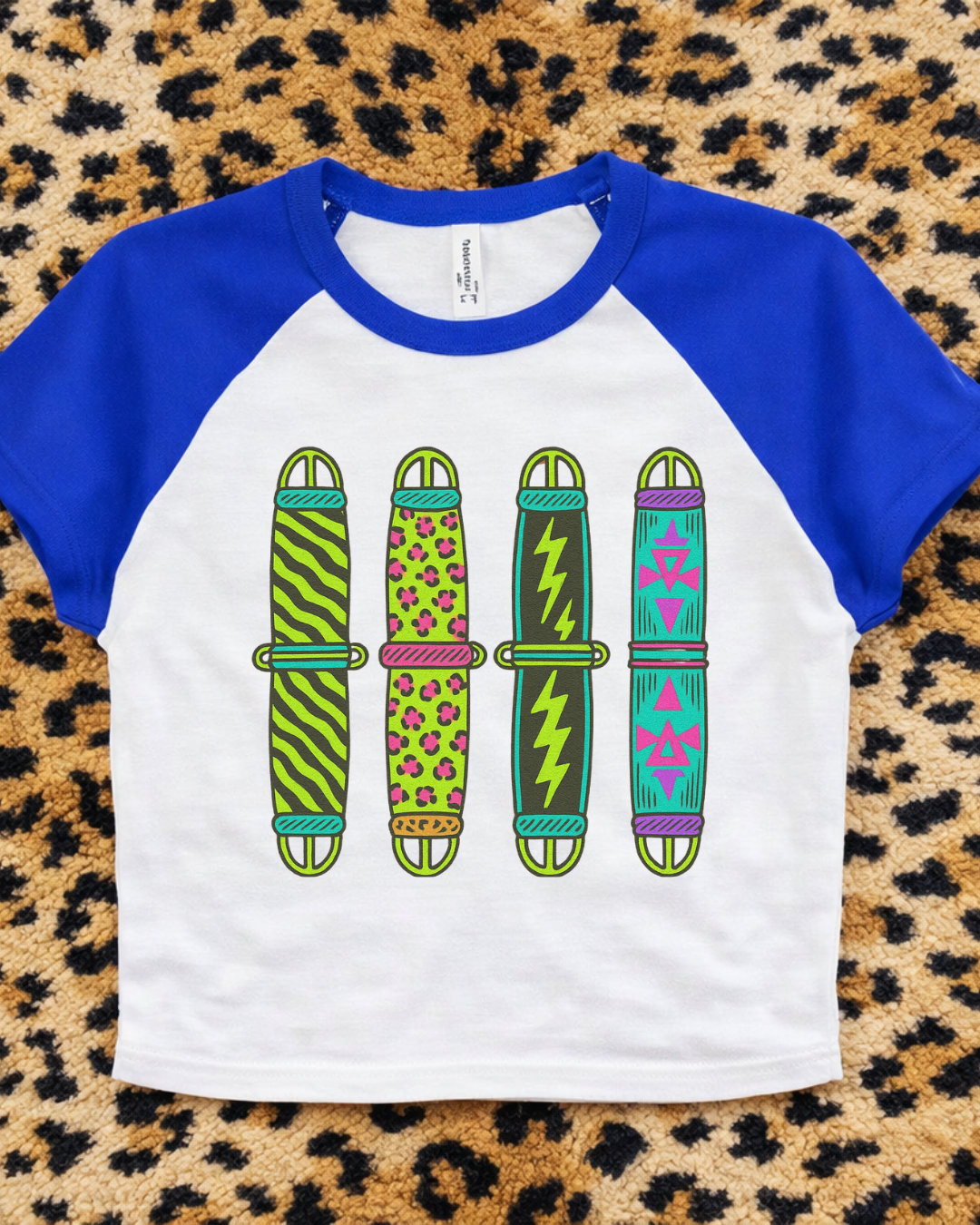 The neon cinches Baby Tee