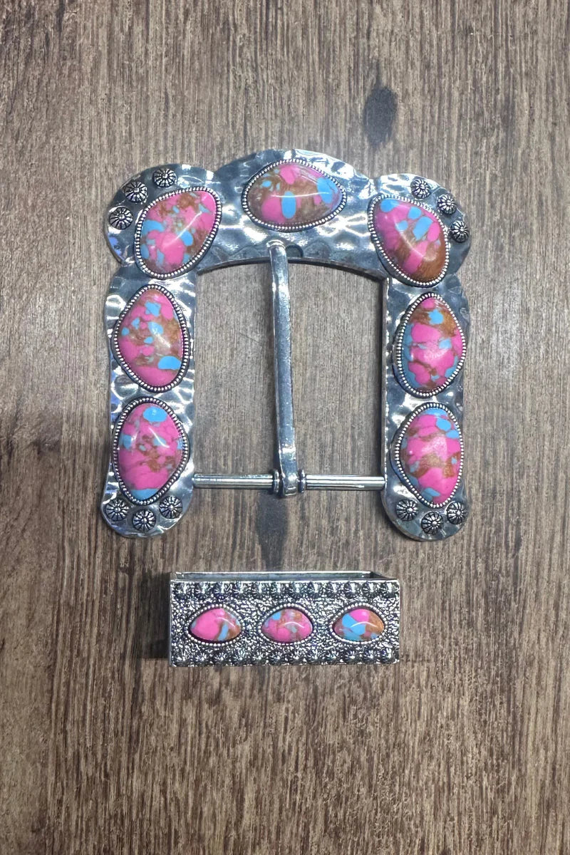 The pink lady buckle set