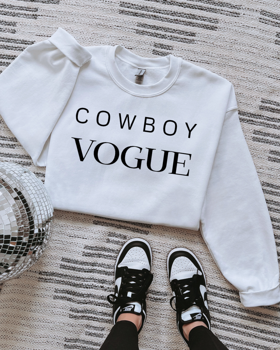 Cowboy vogue sweatshirt