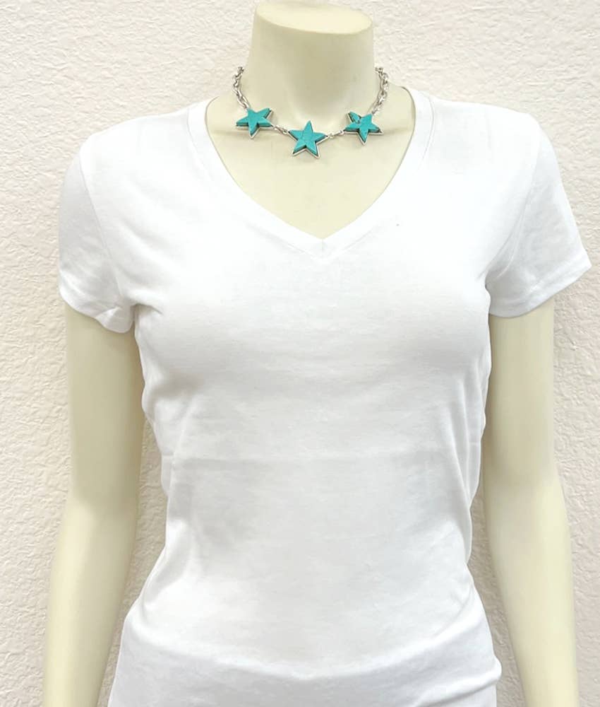 Western Star Turquoise Necklace