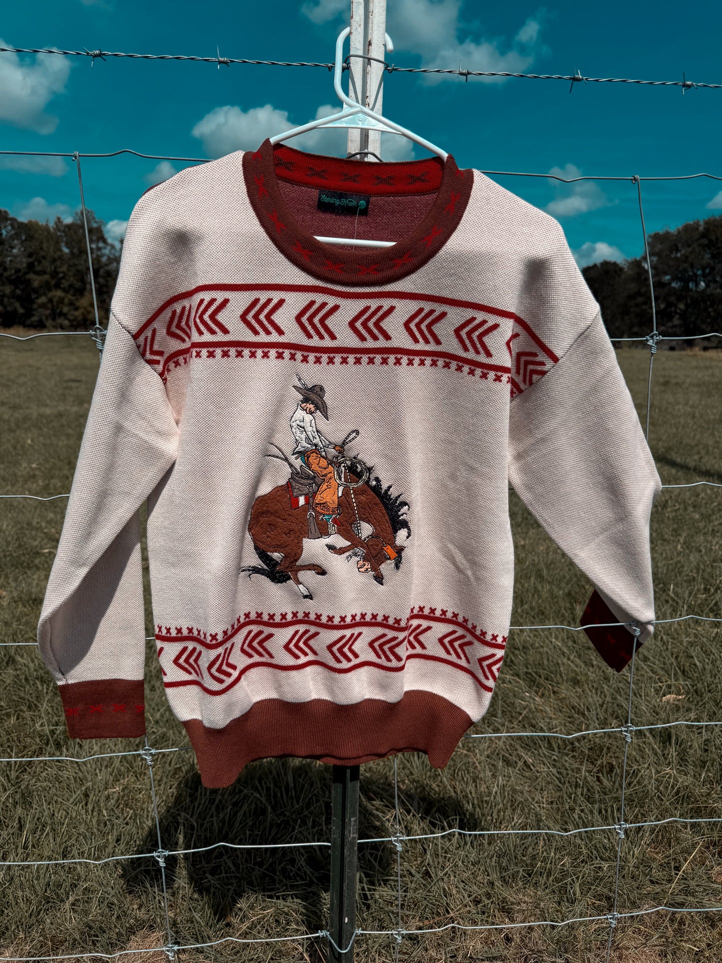 Dust and spurs sweater