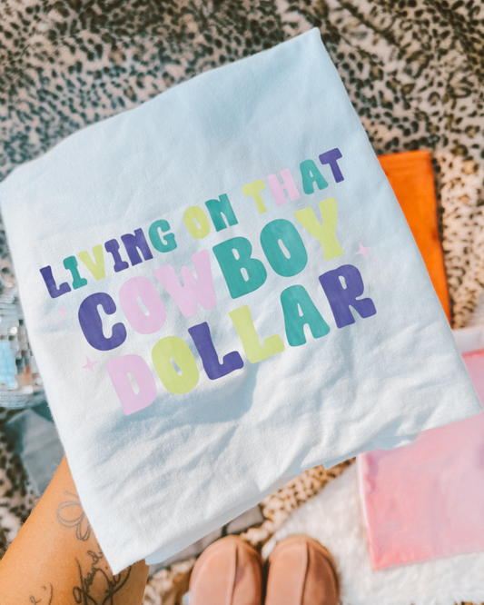 Cowboy dollar sublimation T-shirt