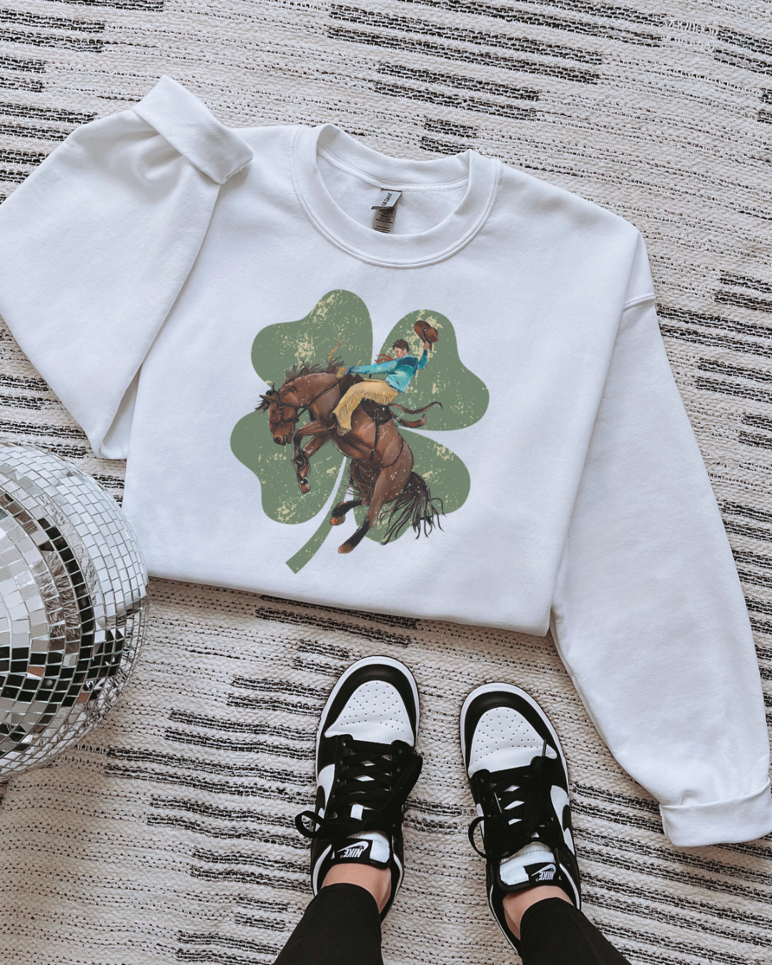 Bucking luck sweatshirt