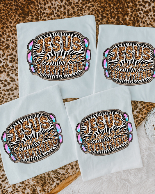 Jesus changes everything  sublimation T-shirt