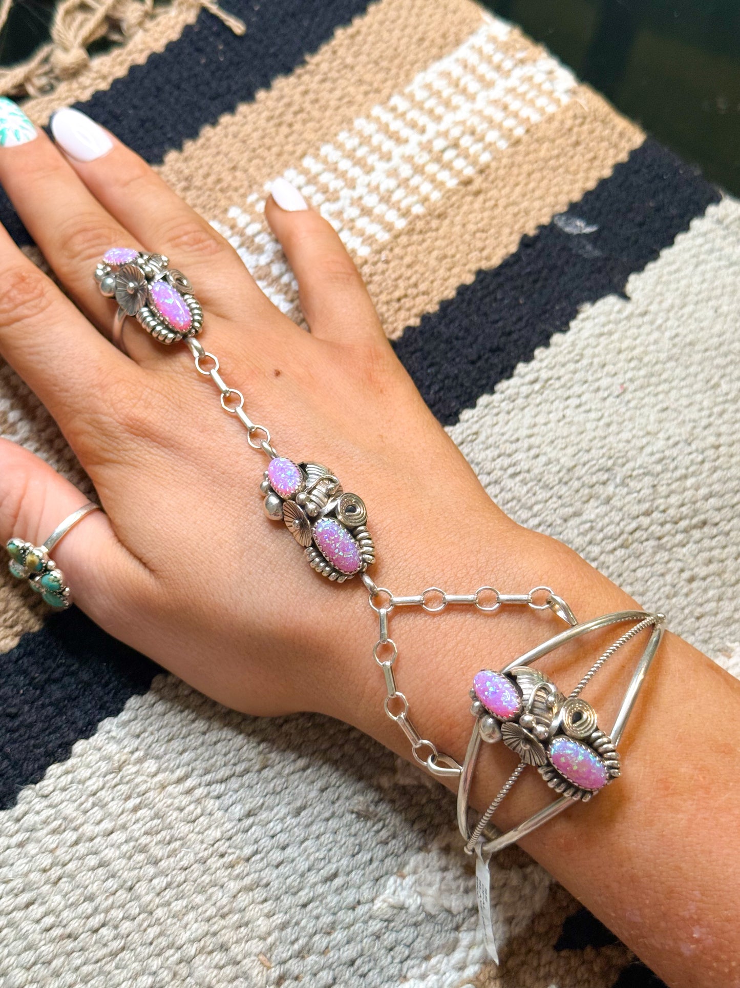 Opal slave bracelet