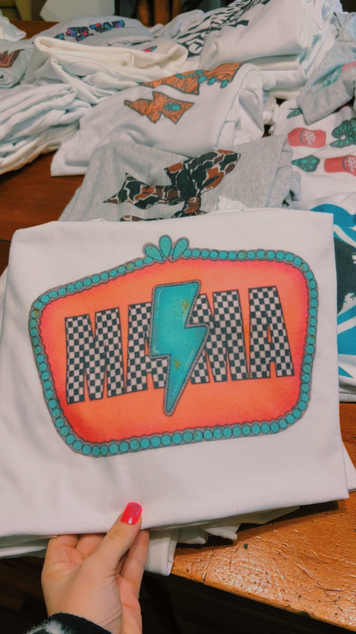 Mama sublimation T-shirt