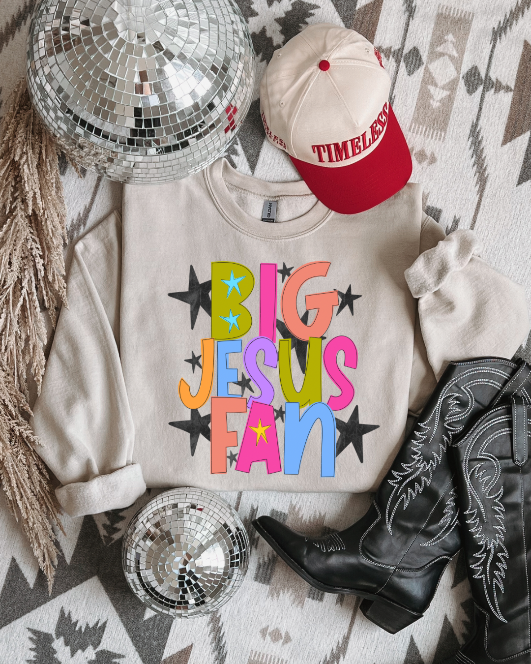 Big Jesus fan sweatshirt