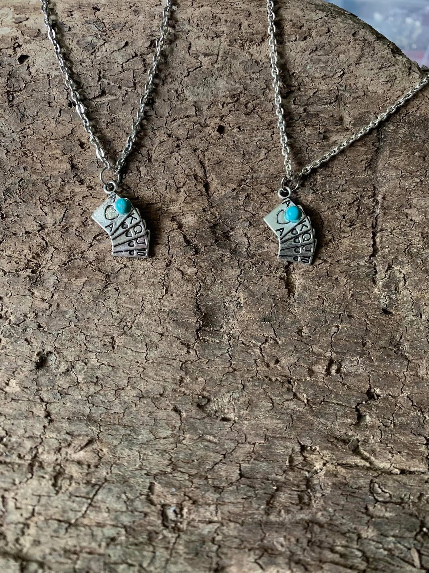 The OG card flush necklaces