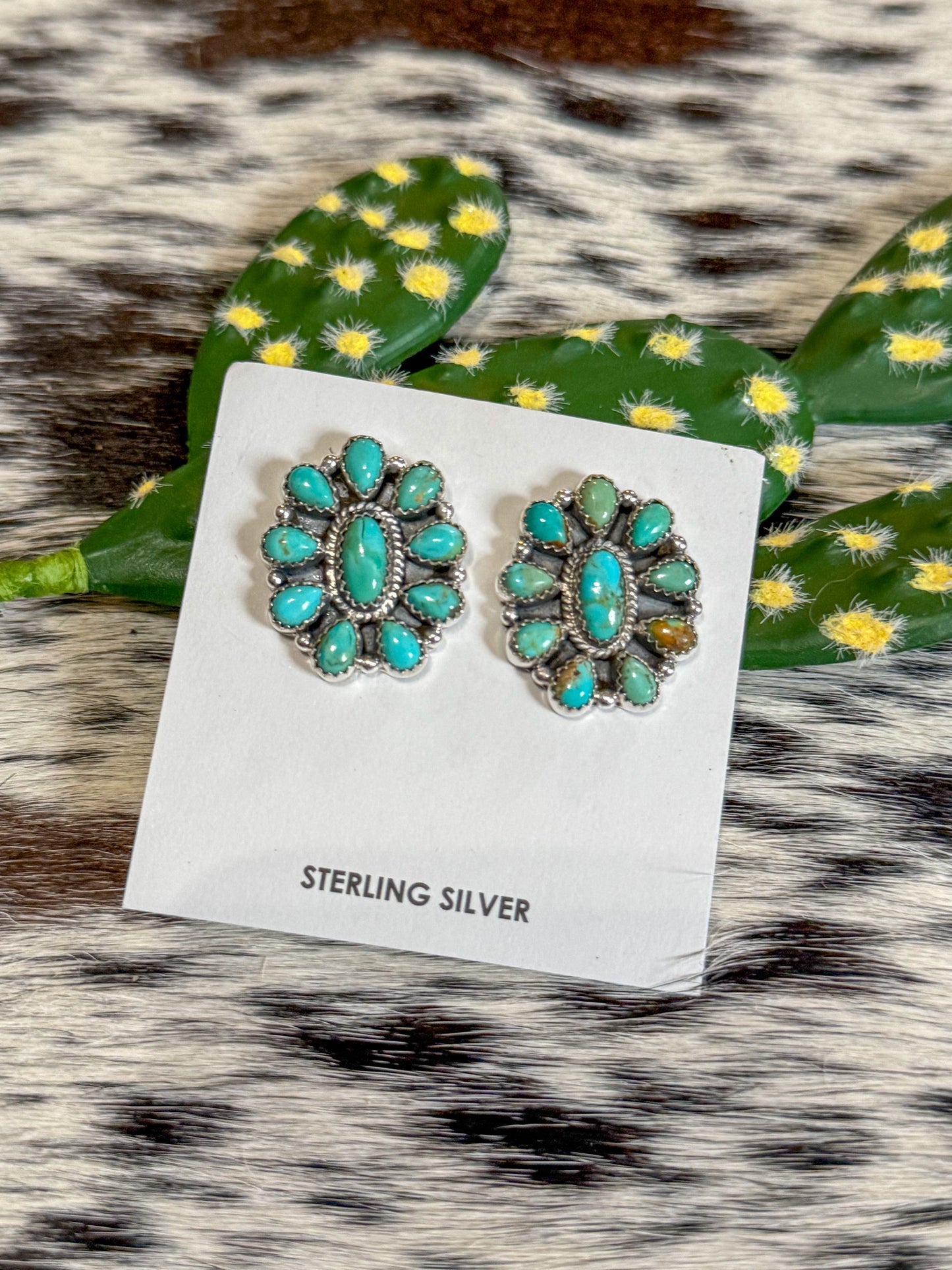 Kingman clusters earrings