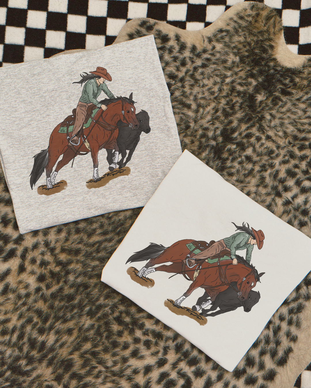 Cowhorse queen sublimation T-shirt
