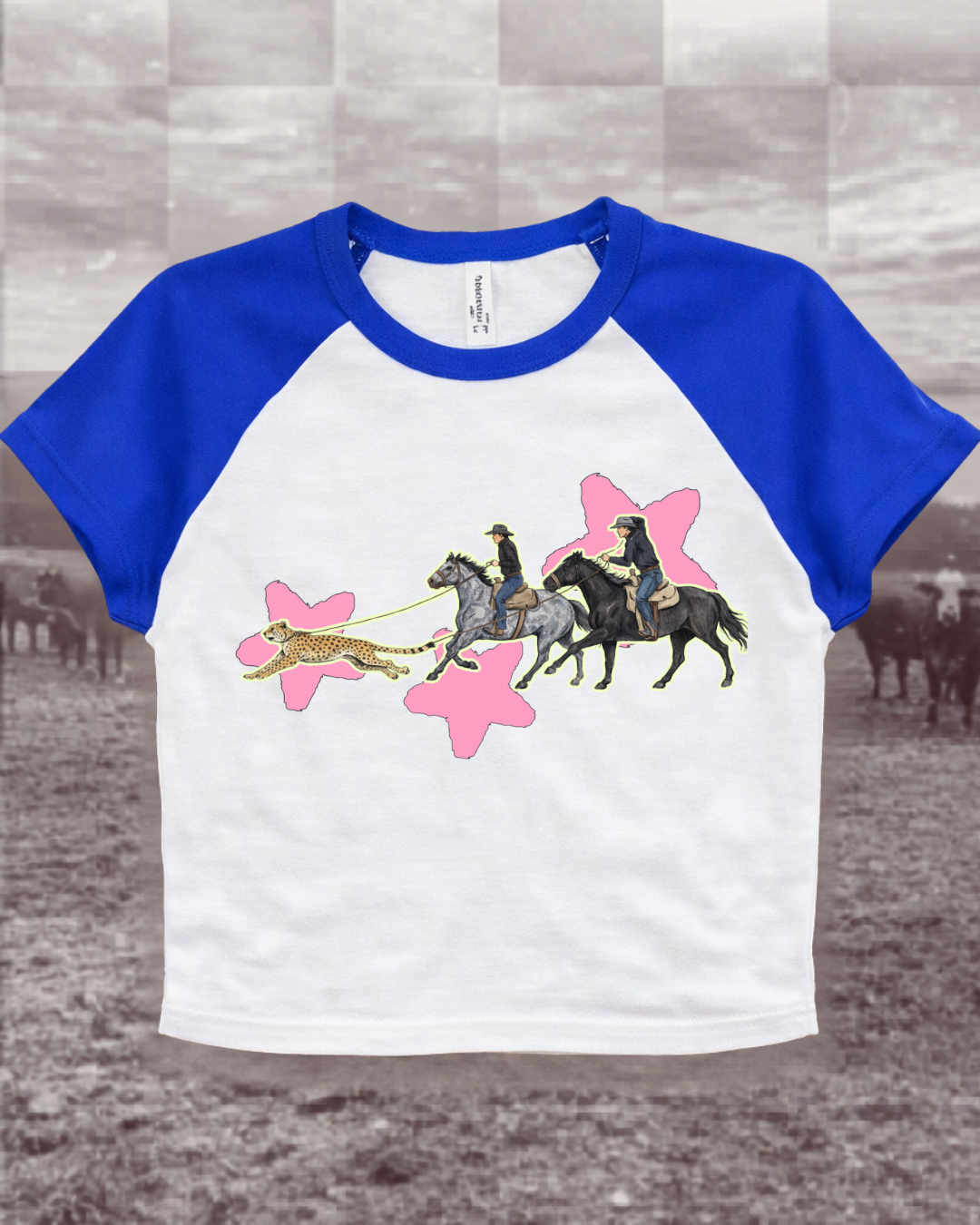 The funky team roper Baby Tee