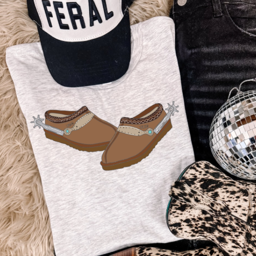 Cowgirl uggs tee sublimation T-shirt