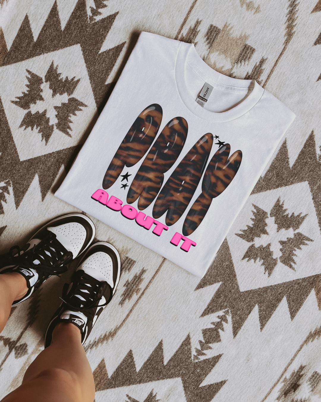 Pray about it sublimation T-shirt