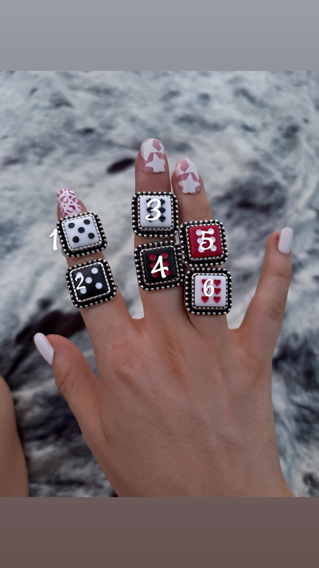 Dice rings - adjustable