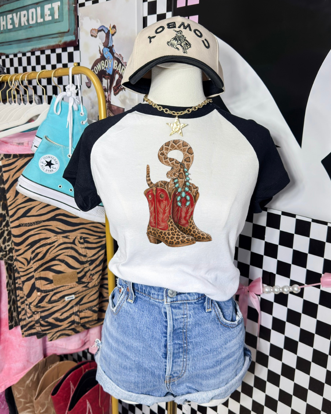 There’s a snake in my boot Baby Tee