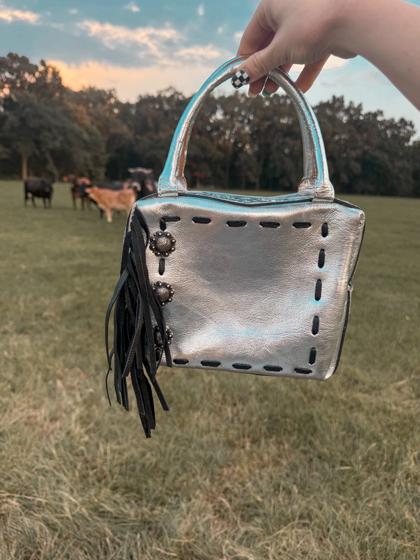 The silver spur bag