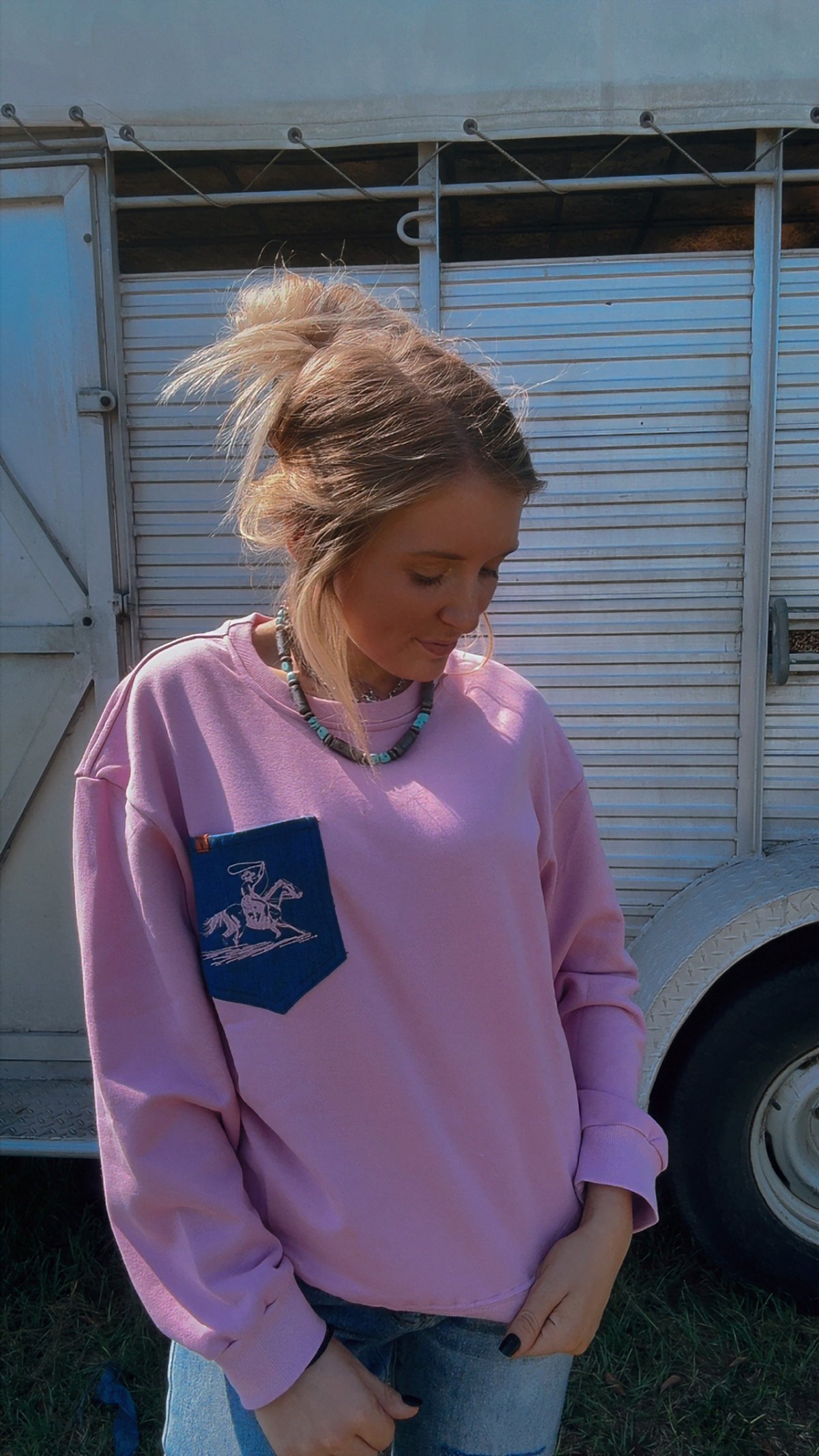 Pinky pocket top