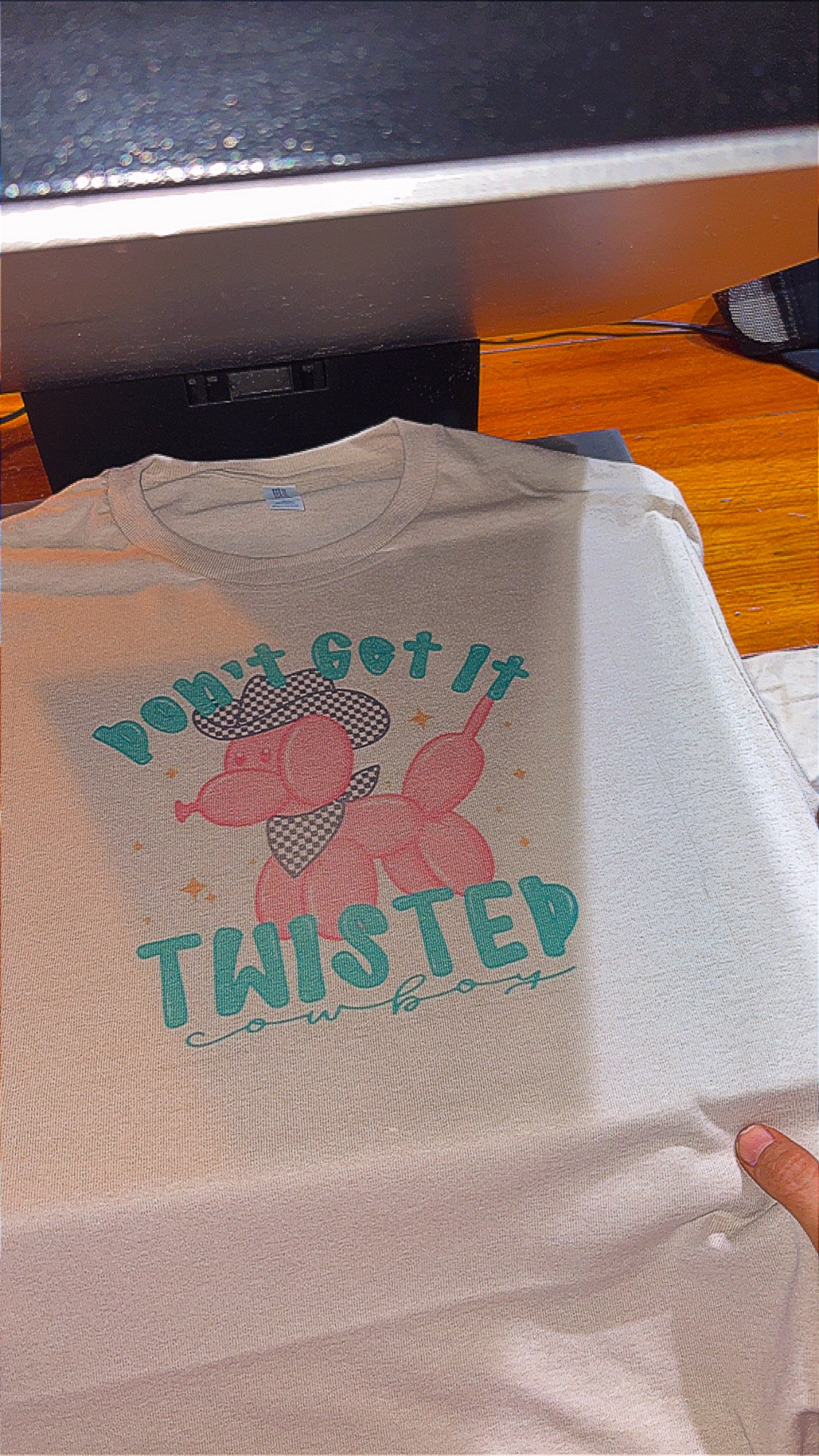 dont get it twisted cowboy sublimation T-shirt