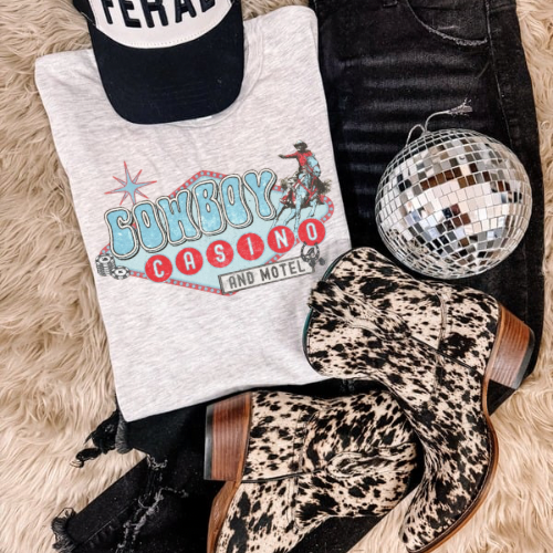 Cowboy casino Sublimation T-shirt