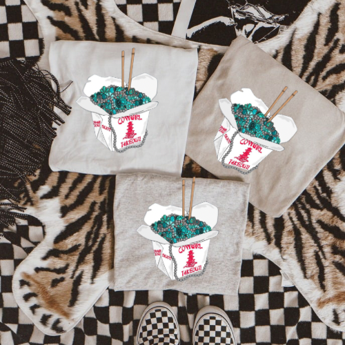 Cowgirl takeout sublimation T-shirt