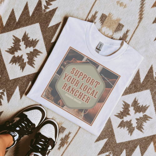 Support local ranchers sublimation T-shirt
