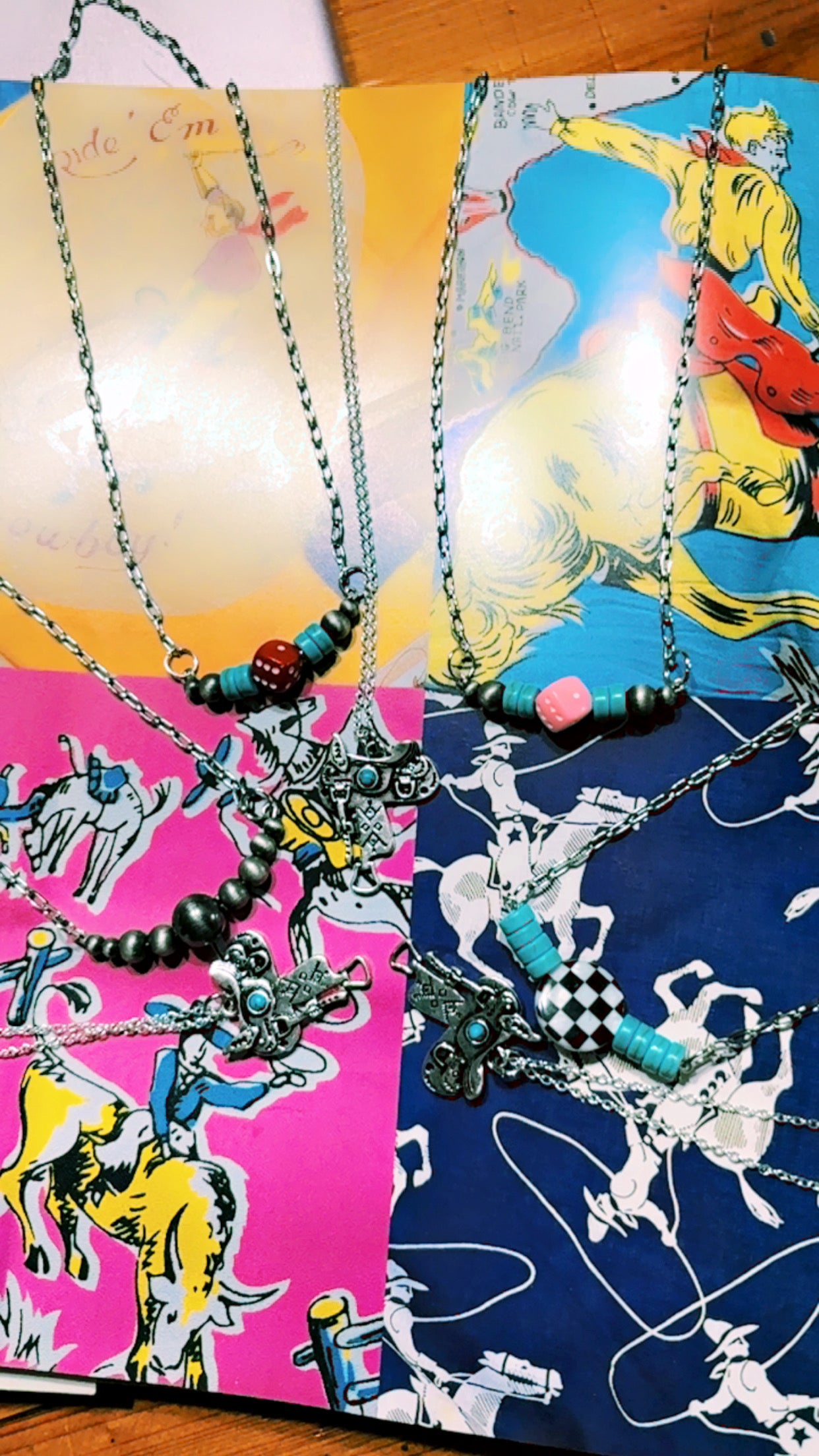 Saddle up necklaces