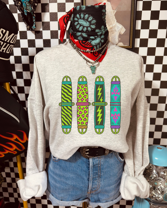 The neon cinches sweatshirt