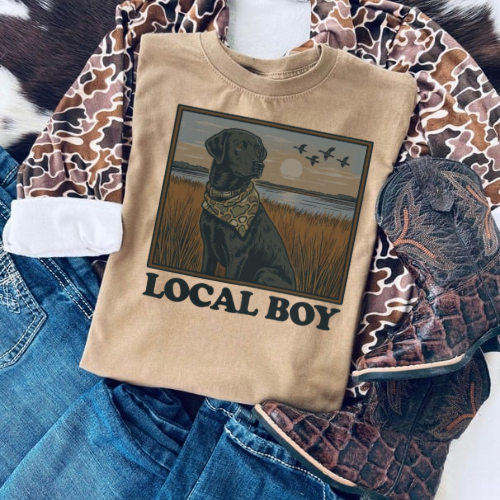 Local boy design men’s/boys sublimation T-shirt