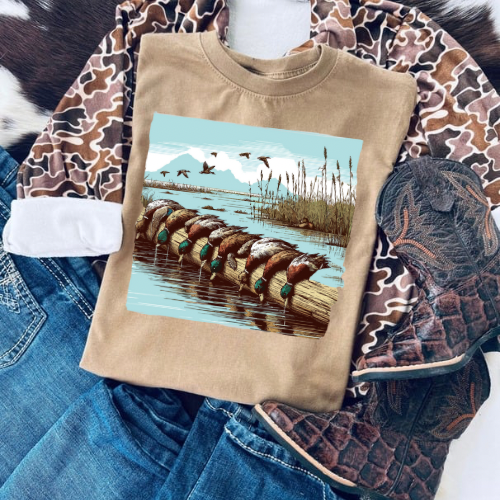 Duck blind design men’s/boys sublimation T-shirt