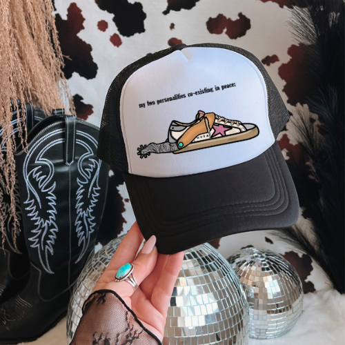 Spur golden western trucker hat