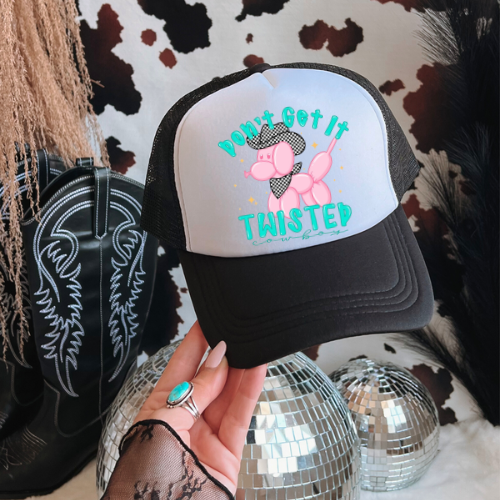 Don’t get it twisted western trucker hat