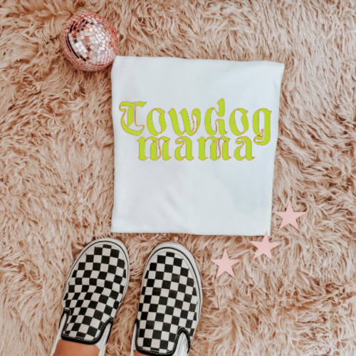 Cowdog mama sublimation T-shirt