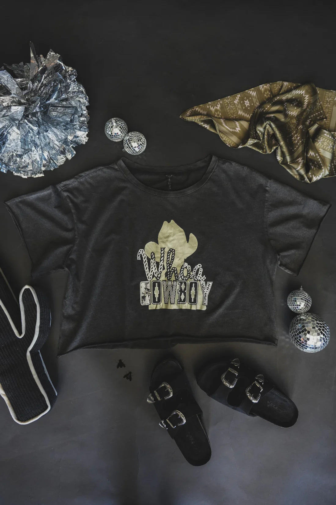 Tin foil cowboy tops
