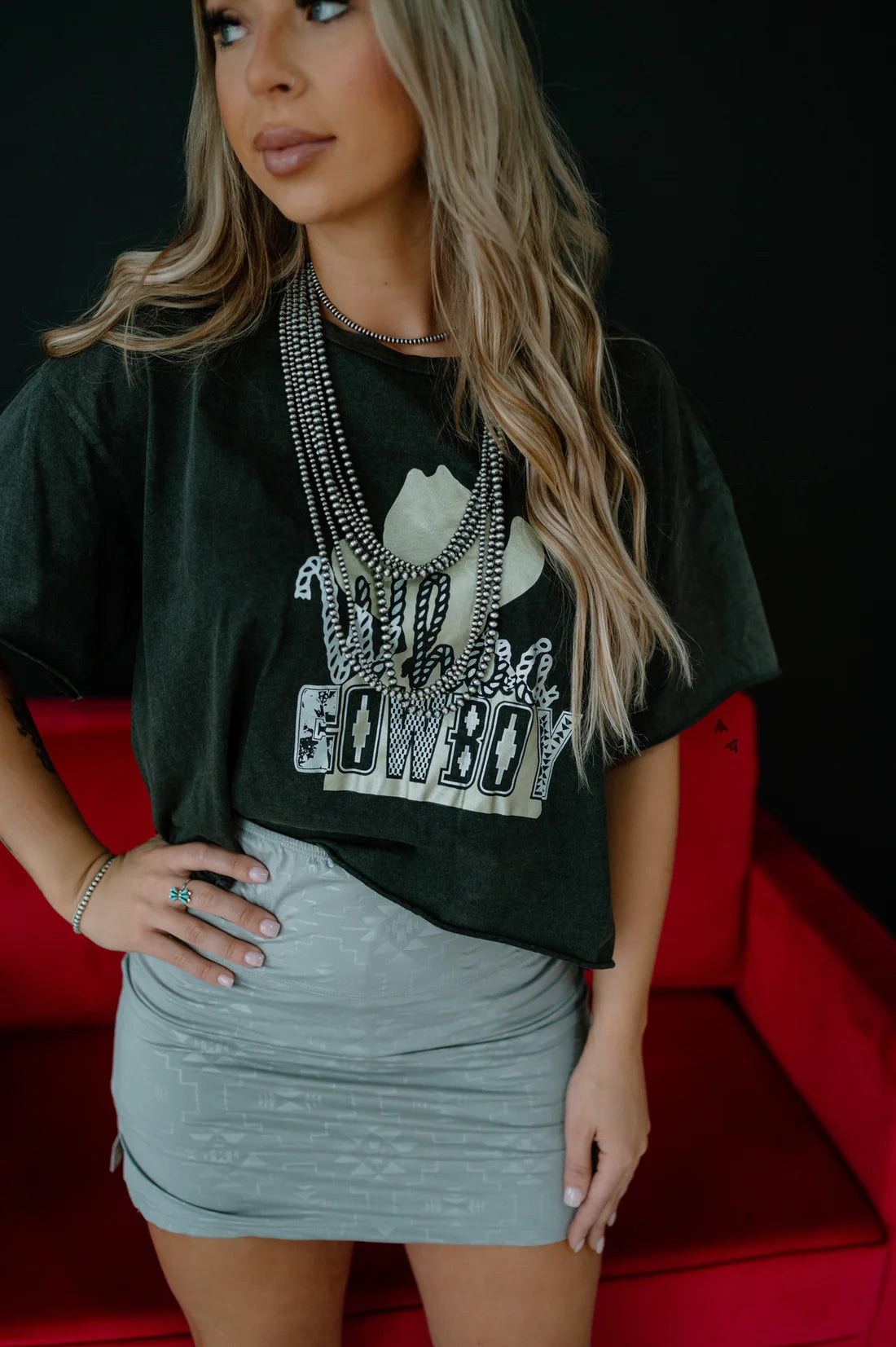 Tin foil cowboy tops