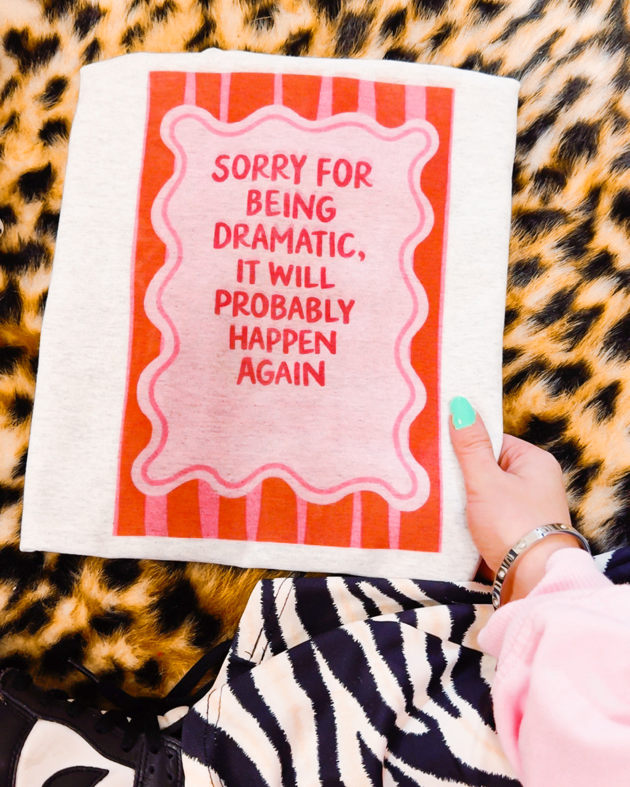 Sorry for being dramatic sublimation T-shirt