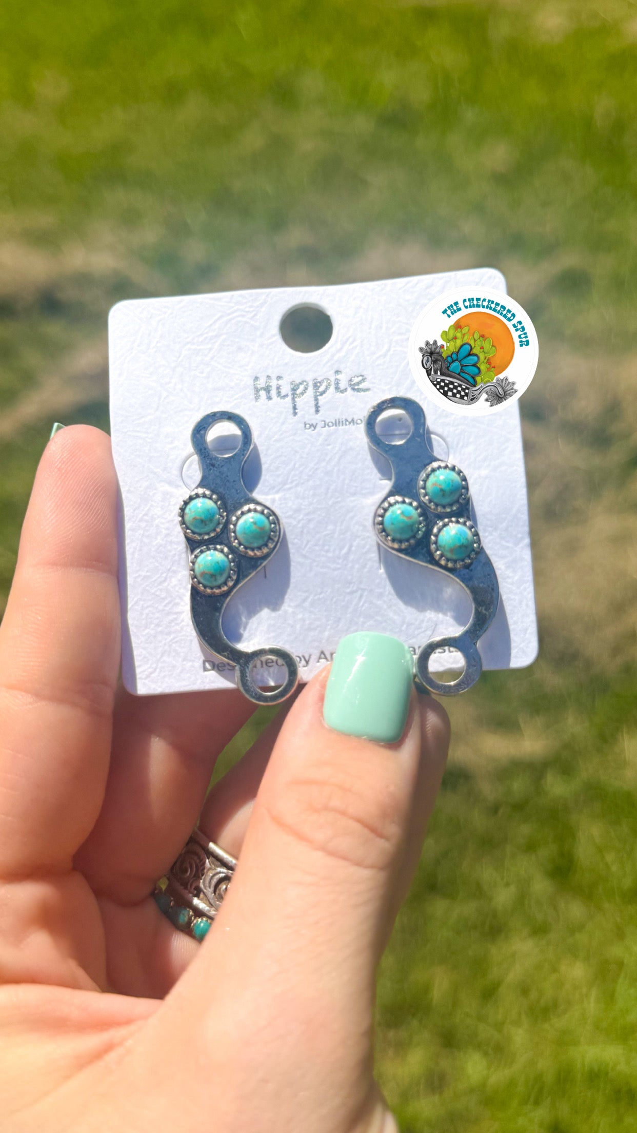 The punchy bit earrings